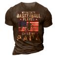 My Favorite Basketball Player Calls Me Papa Father Day Gift For Mens 3D Print Casual Tshirt Brown