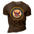 Navy Military Sealift Command Msc 3D Print Casual Tshirt Brown