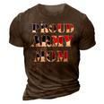 Proud Army Mom Military Mother Proud Army Family Marine Gift For Womens 3D Print Casual Tshirt Brown
