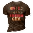 Uncle Of The Birthday For Girl Cow Farm 1St Birthday Cow 3D Print Casual Tshirt Brown