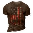 Usa Flag Best Buckin Pap Ever Deer Hunting Fathers Day 3D Print Casual Tshirt Brown