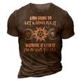 Witch - Im Going To Let Karma Fix It Because If I Fix It  3D Print Casual Tshirt Brown