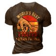 Worlds Best Farter I Mean Father Day Dad Day Gift Funny 3D Print Casual Tshirt Brown