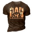 Wrestling Dad The Man The Myth The Legend For Men 3D Print Casual Tshirt Brown