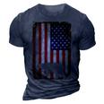American Bear Hunter Patriotic For Dad Fathers Day Gift For Mens 3D Print Casual Tshirt Navy Blue