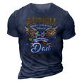 Autism Dad Doesnt Come With A Manual Autism Awarenes 3D Print Casual Tshirt Navy Blue