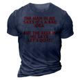 Beer Funny Drinking Manly Dad Husband Whisky Joke Alcohol 3D Print Casual Tshirt Navy Blue