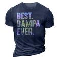 Best Bampa Ever For Men Grandad Fathers Day Bampa Gift For Mens 3D Print Casual Tshirt Navy Blue
