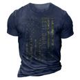 Best Dad Ever American Flag Vintage Fathers Day Camouflage Gift For Mens 3D Print Casual Tshirt Navy Blue