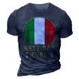 Best Dad Ever Italian Father Country Italy Flag Gift For Mens 3D Print Casual Tshirt Navy Blue
