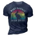 Best Rabbit Dad Ever For Men Fathers Day 3D Print Casual Tshirt Navy Blue