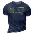 Best Uncle In The World | From Niece Nephew 3D Print Casual Tshirt Navy Blue