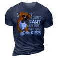 Boxer Dog Mom Dog Dad Funny Dog Lover Mothers Day Women Men 3D Print Casual Tshirt Navy Blue