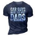 Car Guys Make The Best Dads Funny Mechanic Gift Gift For Mens 3D Print Casual Tshirt Navy Blue