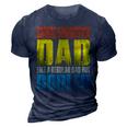 Cardiac Sonographer Dad Like A Regular Dad But Cooler Gift For Mens 3D Print Casual Tshirt Navy Blue