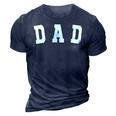 Dad Cool Fathers Day Idea For Papa Funny Dads Men Gift For Mens 3D Print Casual Tshirt Navy Blue