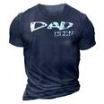 Dad Est 2017 New Daddy Father After Wedding & Baby Gift For Mens 3D Print Casual Tshirt Navy Blue