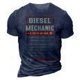 Diesel Mechanic Funny Sayings Car Diesel For Dad Auto Garage Gift For Mens 3D Print Casual Tshirt Navy Blue