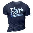 Faith - Forwarding All Issues To Heaven - Christian Saying  3D Print Casual Tshirt Navy Blue