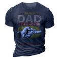 Fathers Day For Dad An Honor Being Pops Is Priceless 3D Print Casual Tshirt Navy Blue