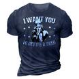 Funny Uncle Sam I Want You To Get Me A Beer 3D Print Casual Tshirt Navy Blue