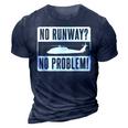 Helicopter Gift Heli Pilot Aviation Military 3D Print Casual Tshirt Navy Blue