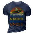 Nacho Average Uncle T Funny Uncle Gift Gift For Mens 3D Print Casual Tshirt Navy Blue