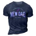 New Dad Club Established 2023 Girl Father Pink Gender Color Gift For Mens 3D Print Casual Tshirt Navy Blue