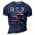 Red Friday Remember Everyone Deployed Usa Flag Army Military 3D Print Casual Tshirt Navy Blue
