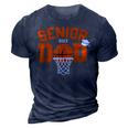 Senior Dad 2023 Basketball Class Of 2023 Graduate Mens Boys 3D Print Casual Tshirt Navy Blue