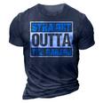 Straight Outta The Garage Funny Mechanic 3D Print Casual Tshirt Navy Blue