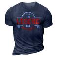 The Legend Has Retired Design Retired Dad Senior Citizen Gift For Mens 3D Print Casual Tshirt Navy Blue