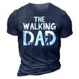 The Walking Dad Son Father Papa Daddy Stepdad Fatherhood Gift For Mens 3D Print Casual Tshirt Navy Blue