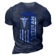 Us Corpsman American Flag Vintage Patriotic 4Th Of July 3D Print Casual Tshirt Navy Blue