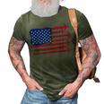 Aircraft American Flag Airplane Pilot 4Th Of July Aviation 3D Print Casual Tshirt Army Green