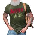 Army Wife Military Soldier Veterans Day Vintage Gift For Womens 3D Print Casual Tshirt Army Green