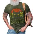 Best Cat Pappy Ever Bump Fit Fathers Day Gift Dad For Men 3D Print Casual Tshirt Army Green