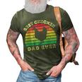 Best Chicken Dad Ever For Men Fathers Day 3D Print Casual Tshirt Army Green