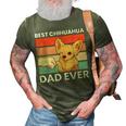 Best Chihuahua Dad Ever Chihuahua Funny Chihuahuadog Gift For Mens 3D Print Casual Tshirt Army Green