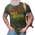 Brother Uncle Godfather Legend Fun Best Funny Uncle Gift For Mens 3D Print Casual Tshirt Army Green