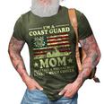 Coast Guard Mom American Flag Military Family Gift Gift For Womens 3D Print Casual Tshirt Army Green