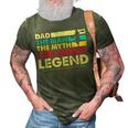 Dad The Man The Myth The Rugby Legend Gift For Mens 3D Print Casual Tshirt Army Green