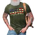 Dad The Veteran The Myth The Legend Veterans Day 3D Print Casual Tshirt Army Green