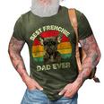 Frenchie Dad Funny French Bulldog Lover Owner Fathers Day Gift For Mens 3D Print Casual Tshirt Army Green