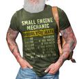 Funny Vintage Small Engine Repair Mechanic Hourly Rate Gift For Mens 3D Print Casual Tshirt Army Green