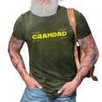 Grandad Gifts Best Grandad In The Galaxy Best Grandad Ever Gift For Mens 3D Print Casual Tshirt Army Green