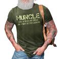 Huncle Like A Regular Uncle Only Way Better Looking Gift For Mens 3D Print Casual Tshirt Army Green