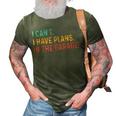 I Cant I Have Plans In The Garage Fathers Gift Car Mechanic 3D Print Casual Tshirt Army Green