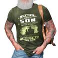 Im Not A Perfect Son But My Crazy Dad Loves Me 3D Print Casual Tshirt Army Green