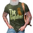 Labradoodle Dog Dad Dogfather Dogs Daddy Father 3D Print Casual Tshirt Army Green
